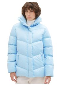 Tom Tailor Damen Steppjacke, blau, casual, Gr. L, unifarben, Steppware, Obermaterial: 100% Polyester. Futter: 100% Polyester, Jacken, mit Logodruck