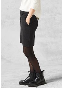 Cecil Damen Minirock, grau, casual, Gr. XL, unifarben, Stoff, 70% Polyester, 25% Viskose, 5% Elasthan , Röcke, softer Materialmix