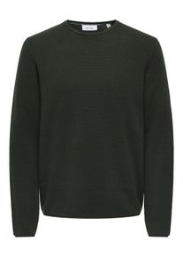 Only & Sons ONLY & SONS Herren Strickpullover "ONSERIC REG 12 STRUC CREW KNIT", grün, casual, Gr. XXL, unifarben, Strick, Obermaterial: 100% Baumwolle, Pullover