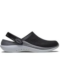 Clog Crocs "Lite Ride 360" Gr. 38, schwarz (schwarz-grau) Herren Schuhe Sommerschuh, Gartenschuh, Poolslides, mit gepolsterter Innensohle