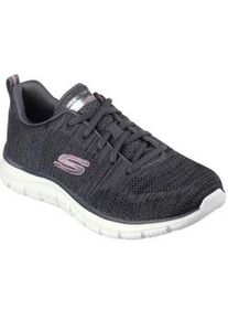 Sneaker Skechers "TRACK-DAYTIME DREAMER" Gr. 38, grau (dunkelgrau) Damen Schuhe Freizeitschuh, Halbschuh, Schnürschuh in bequemer Form