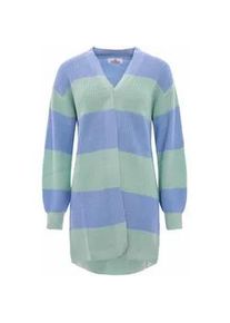 Cardigan Zwillingsherz ""Katja"" blau (hellblau mint) Damen Strickjacken mit Wollanteil