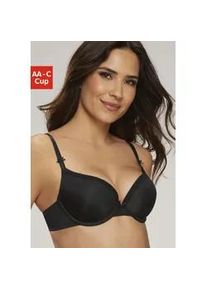 Push-up-BH s.Oliver Gr. 90, Cup AA, schwarz Damen BHs mit Bügel und herausnehmbaren Kissen, Basic Dessous