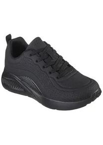 Sneaker Skechers "BOBS BUNO" Gr. 35, schwarz Damen Schuhe Freizeitschuh, Halbschuh, Schnürschuh im schlichten Monochrome Look