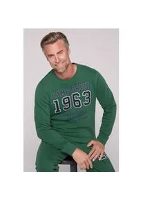 Sweater CAMP DAVID Gr. L, grün (raw grün) Herren Sweatshirts mit weicher Innenseite