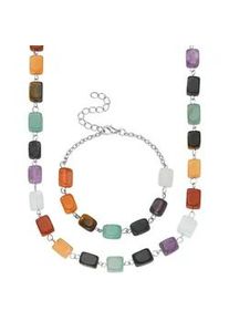 Collier-Set Lady Halsketten Gr. N-Größe, bunt Damen