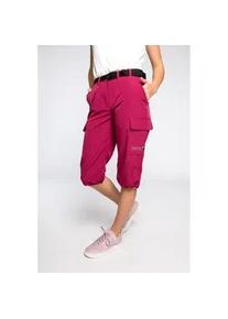 3/4-Hose DEPROC ACTIVE "KENORA Full Stretch Piratenhose Damen" Gr. 34 (XS), Normalgrößen, pink Damen Hosen auch in Großen Größen erhältlich