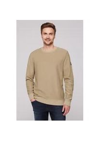 Sweater CAMP DAVID Gr. 4XL, braun (tan) Herren Sweatshirts aus Baumwolle