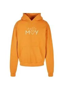 Kapuzensweatshirt Merchcode "Merchcode Herren Spring - Hello may Ultra Heavy Hoody" Gr. XL, orange (forgottenorange) Herren Sweatshirts