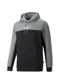 Hoodie Puma "Essentials+ Block Herren" Gr. XS, schwarz Herren Sweatshirts