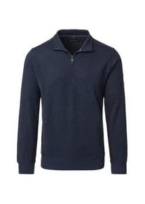 Sweatshirt Casamoda "Casamoda uni" Gr. M, blau (dunkelblau) Herren Sweatshirts