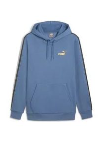 Hoodie Puma "ESS TAPE MINIMAL GOLD Herren" Gr. XL, blau (blue horizon) Herren Sweatshirts