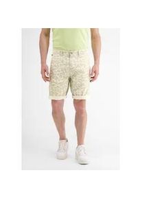 Chinoshorts Lerros "Chino Bermuda *Leafs*", Herren, Gr. 31, beige (pale beige), 55% Leinen, 45% Baumwolle, Hosen Chinoshorts
