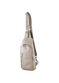 Umhängetasche Collezione Alessandro "Betty" Gr. B/H/T: 34cm x 16cm x 5cm one size, beige (nude) Damen Taschen echtes Leder, viele Fächer