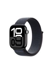 Apple Watch S10 Aluminium Cellular 42mm Diamantschwarz (Sport Loop tinte) MWX83QF/A