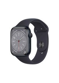 Apple Watch S8 Aluminium 45mm Mitternacht (Sportarmband mitternacht) MNP13FD/A