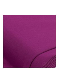 buttinette Sweatstoff "Basic" mit gerauter Innenseite, brombeer