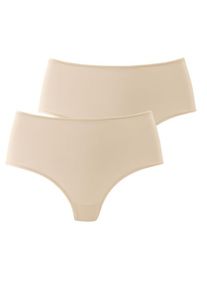 Lascana String beige Gr. 32/34 für Damen. Körpernah. Nachhaltig.