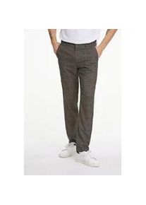 Chinohose LINDBERGH Gr. L, N-Gr, braun (braun check) Herren Hosen mit modernem Karomuster