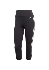 Adidas Train Essentials 3-Streifen Tights Damen - schwarz - Gr. S - Polyester/Elastan