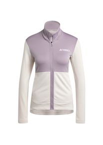 Adidas Multi Light Fleecejacke Damen - grau - Gr. S - Polyester/Elastan