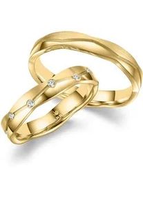 Partnerring MARRYA "Titan Ringe Trauringe Eheringe Partnerringe" Fingerringe Gr. 70, Titan, goldfarben (herren ring, gold) Damen