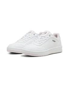 Sneaker Puma "Court Classy Sneakers Damen" Gr. 36, pink (weiß whisp of silber gray) Schuhe