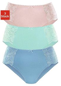 Petite Fleur Hüftslip mehrfarbig Gr. 32/34 für Damen. Mit Spitze, Schleife. Nachhaltig.