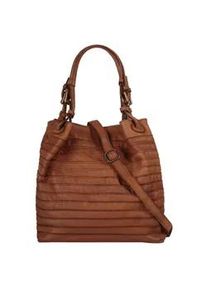 Shopper Samantha Look Gr. B/H/T: 38cm x 30cm x 13cm onesize, braun (cognac) Damen Taschen echt Leder, Made in Italy