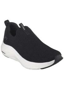 Slip-On Sneaker Skechers "VAPOR FOAM-TRUE CLASSIC" Gr. 38, schwarz Damen Schuhe Barfußschuh, Freizeitschuh, Komfortschuh mit gepolstertem Schaftrand