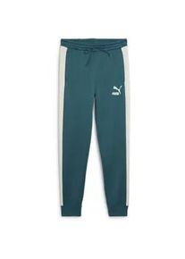 Sporthose Puma "T7 Iconic Trainingshose Herren" Gr. XL, Normalgrößen, grün (cold grün) Herren Hosen