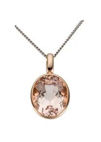 Ketten-Anhänger Firetti "Schmuck Geschenk Gold 585 Halsschmuck Anhänger für Halskette" Schmuckanhänger Gr. Rotgold 585, 1,85 g, rosegold (roségoldfarben, rosa, rosa) Damen mit Morganit