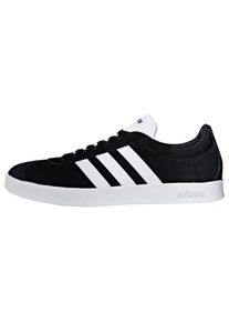 Adidas Vl Court 2.0 Sneaker Herren - schwarz - Gr. 46 2/3 - Leder