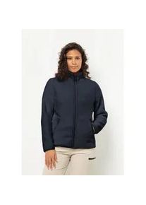 Fleecejacke Jack Wolfskin "HIGH CURL JACKET W" Gr. XS, blau (night, blau) Damen Jacken