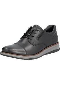 Schnürschuh Rieker Gr. 43, schwarz Herren Schuhe Freizeitschuh, Halbschuh, Business Sneaker mit weicher Decksohle