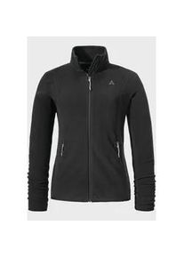 Schöffel Fleecejacke SCHÖFFEL "Hiking Fleece Jk Style Ash WMS" Gr. 44, schwarz (9990, schwarz) Damen Jacken