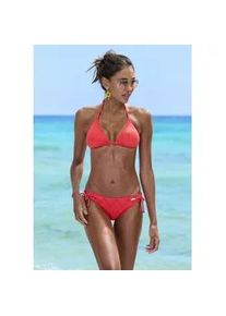 Triangel-Bikini Buffalo "Romance" Gr. 32, Cup A/B, rot Damen Bikini-Sets mit modischer Struktur