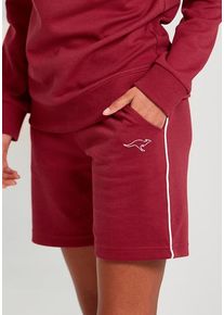 Kangaroos Bermudas rot Gr. 32/34 für Damen. Mit Logodruck. Nachhaltig.