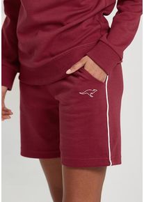 Kangaroos Bermudas rot Gr. 32/34 für Damen. Mit Logodruck. Nachhaltig.