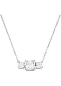 Collier Giorgio Martello MILANO "Mittelteil mit Zirkonia, Silber 925" Halsketten Gr. 45cm, Silber 925 (Sterlingsilber), weiß Damen