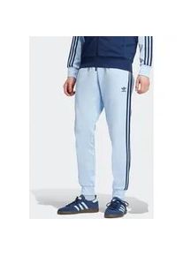 Sporthose Adidas ORIGINALS "ADICOLOR CLASSICS SST" Gr. XXXL, N-Gr, blau (clear sky / night indigo) Herren Hosen Superstar