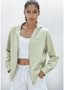 BENCH. LOUNGEWEAR Kapuzensweatjacke pistazie Gr. 32/34 für Damen. Nachhaltig.