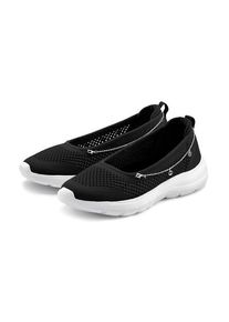 Lascana Sneaker schwarz Gr. 36 für Damen. Mit Zierkette