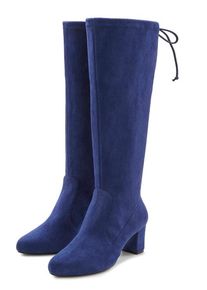 Lascana Schlupfstiefel blau Gr. 35 für Damen
