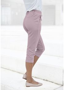 Lascana Caprileggings pink Gr. 34 für Damen. Mit Bindeband. Basic