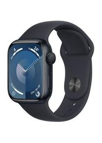 Apple Watch Series 9 GPS 41mm Mitternacht Aluminium - Mitternacht Sportband - S/M