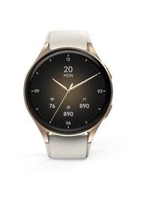 Hama Smartwatch 8900, Gold/Beige mit AMOLED 1,3 Zoll, GPS und Alexa Integration