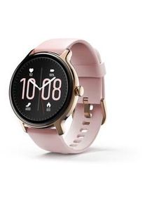 Hama 178608 Smartwatch "Fit Watch 4910" in Roségold - Bluetooth, Herzfrequenz, Blutsauerstoffmessung