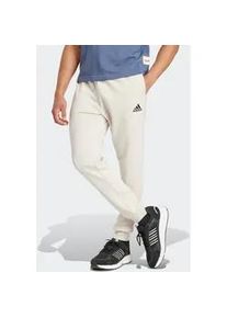 Sporthose Adidas SPORTSWEAR "ESSENTIALS FLEECE REGULAR TAPERED HOSE" Gr. XXL, N-Gr, silberfarben (aluminium) Herren Hosen