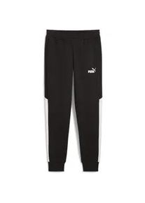 Trainingshose Puma "POWER COLORBLOCK SWEATPANTS FL CL" Gr. XL, N-Gr, schwarz (Puma schwarz) Herren Hosen